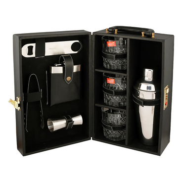 Bar Set Pluto with Shaker: Elevate your experience with luxurious barware, perfect for upscale gifting.