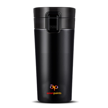 Sleek Flip Top Coffee Tumblers made from durable double-walled stainless steel for a stylish and functional beverage experience.
