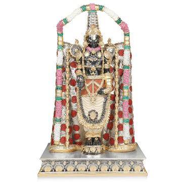 Luxury Gifting: Temple Balaji (48.5 cm) - Colored edition, a masterpiece of elegance and opulence.