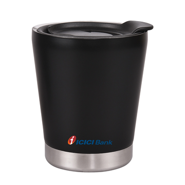 Kone SS Double Wall Travel Mug - 320ml: Sleek design, stainless steel construction, and 320ml capacity for stylish and practical on-the-go sipping.