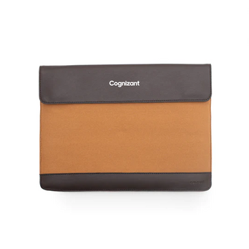 Lapido Corporate Laptop Sleeve - Artfully crafted with a mix of 12 Oz Canvas and premium Faux Leather for a sophisticated and durable design.