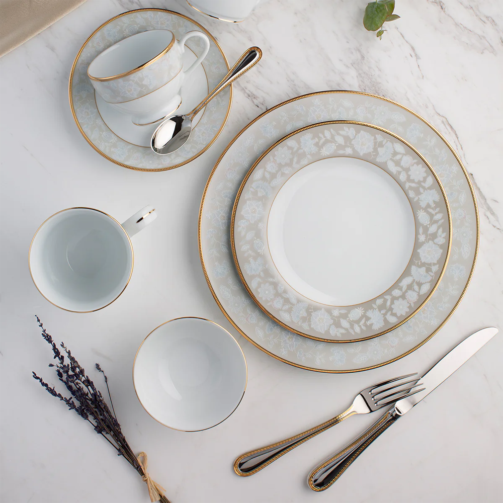 Noritake Peach Valley Dinner Set (37 pcs) - Luxury gifting at its finest.