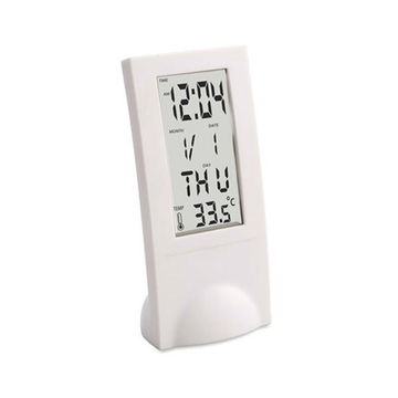 Sophisticated and multifunctional Smart Table Clock – the perfect blend of style and intelligence for any workspace or corporate setting.