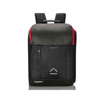 Explore the eco-friendly uppercase Sigma Professional Black Laptop Backpack, a tech-savvy option for corporate gifting and merchandise.