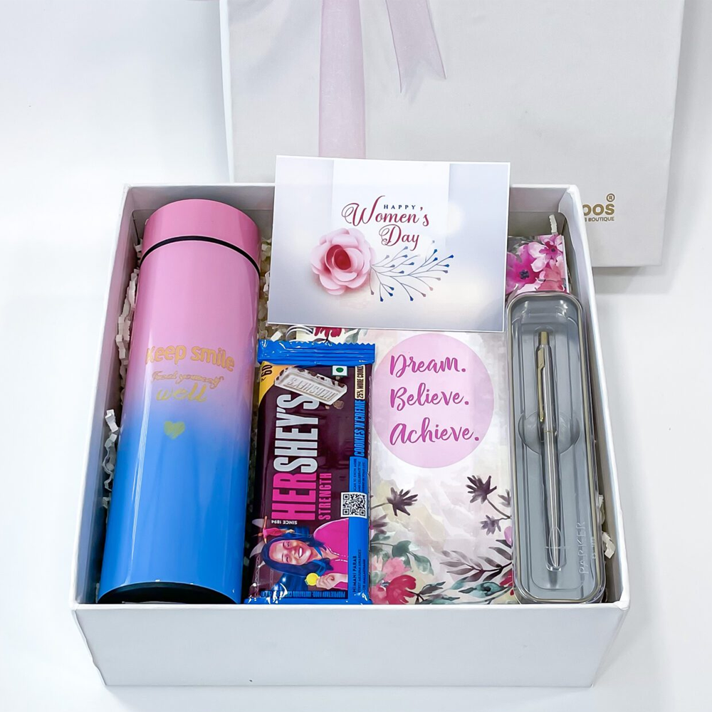 Chic Corporate Delights Hamper - Ideal Women's Day Corporate Gifts for Office