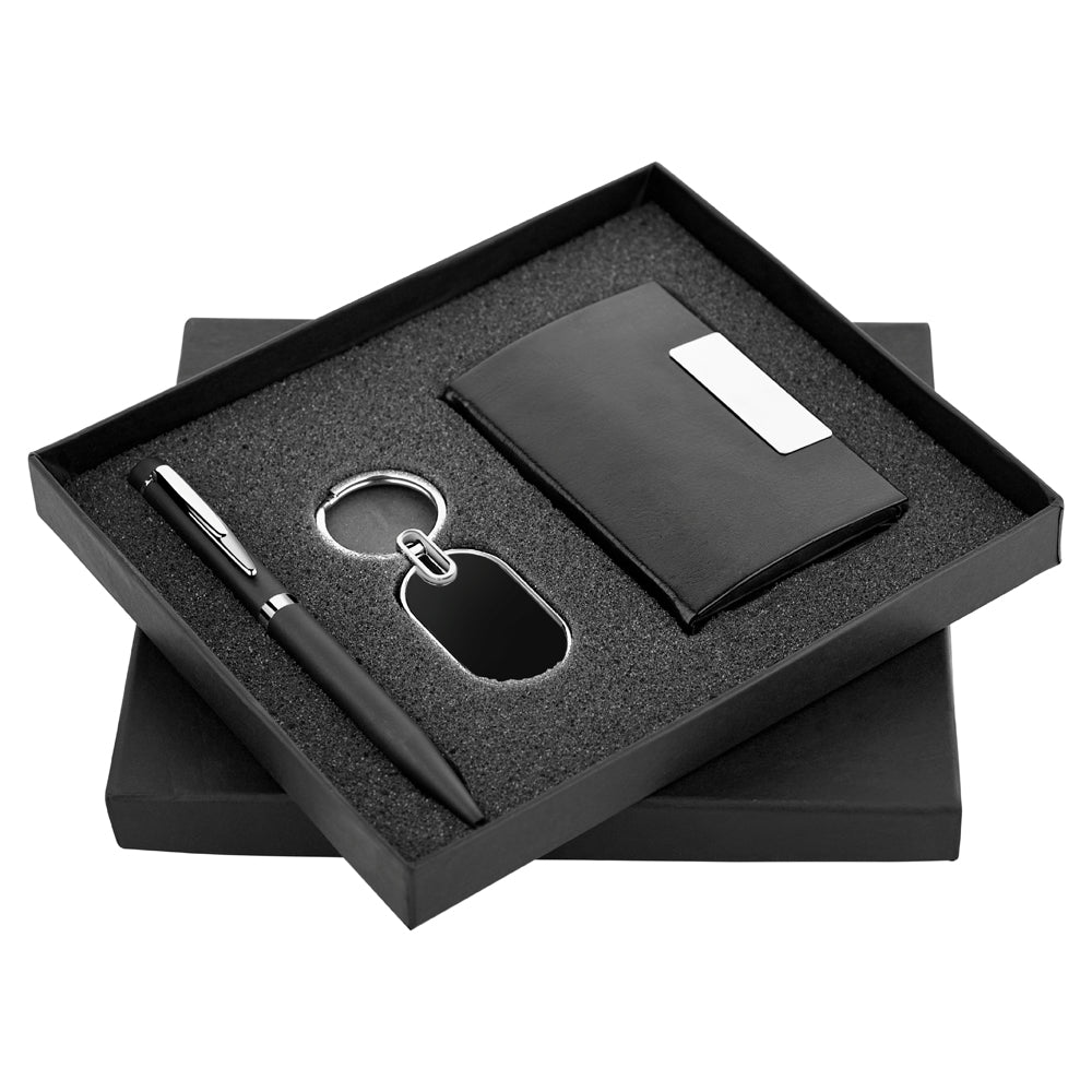 Card Holder and Polo Key Chain Gift Set