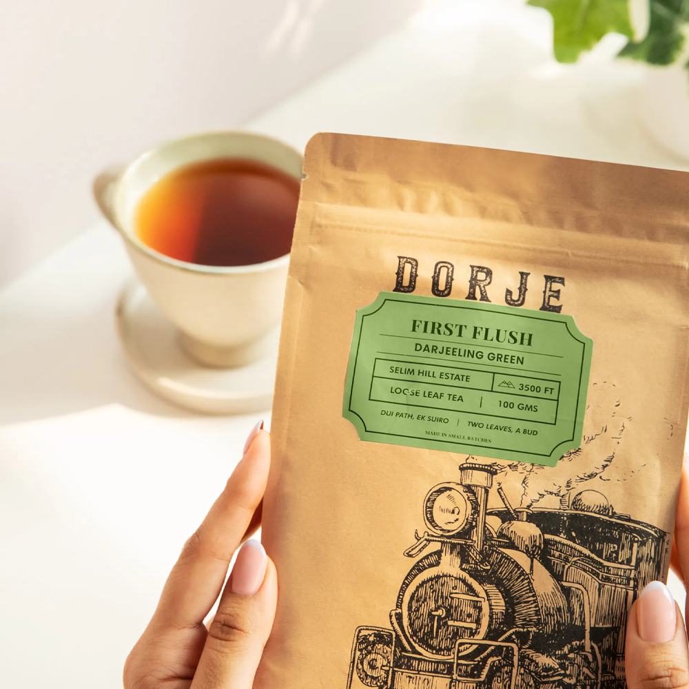 First Flush – Green Tea (100g) - premium Darjeeling green tea for health and wellness.