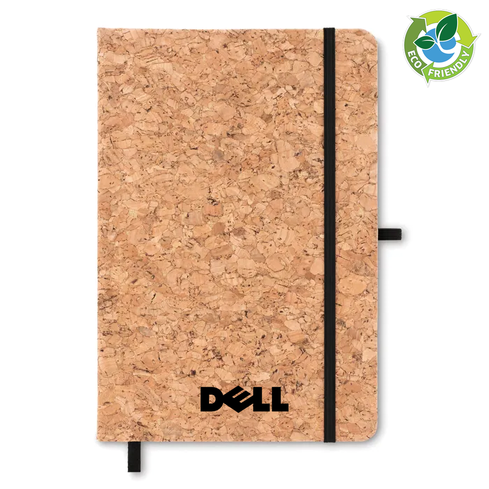 Cork Eco Friendly A5 Notebook - Sustainable stationery choice for your office needs.