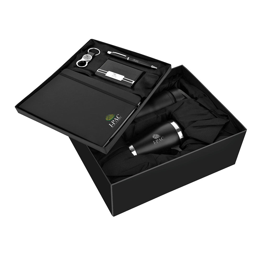 Prime Employee Pack Set: Elevate your workspace with a stylish assortment – Diary, Pen, Keychain, Cardholder, Mug & Bottle.