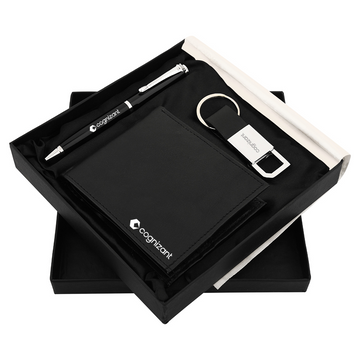 Employee Gift Set - Wallet and Pen with Keychain - Welcome Kit