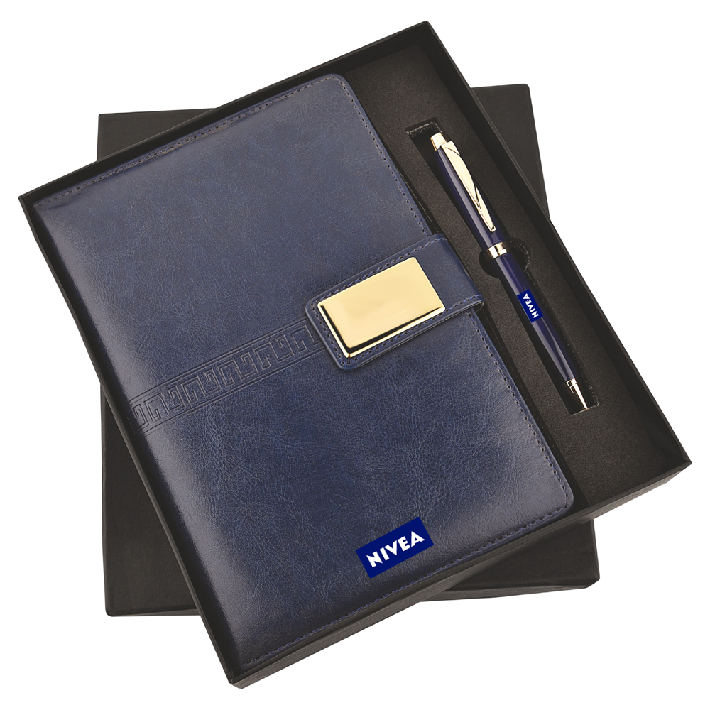 First Steps Kit featuring a high-quality diary and stylish pen, perfect for a thoughtful and practical gift.