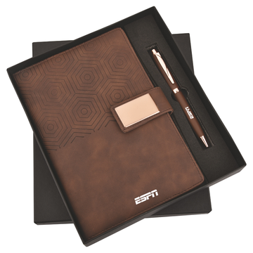 Induction Insta Set - Hexa Rosegold Diary and Pen - Welcome Kit