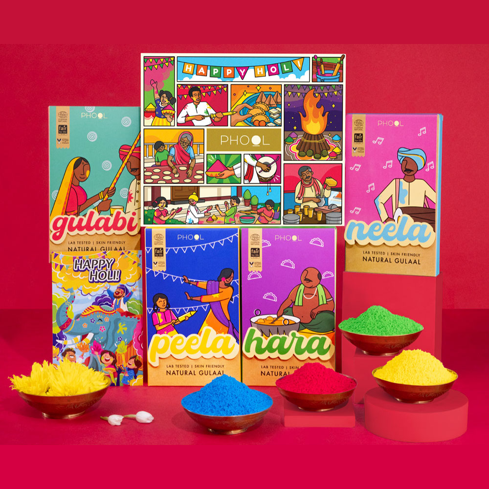Colorful Rangeela Gulaal Box: Perfect Holi gift for employees & corporate celebrations