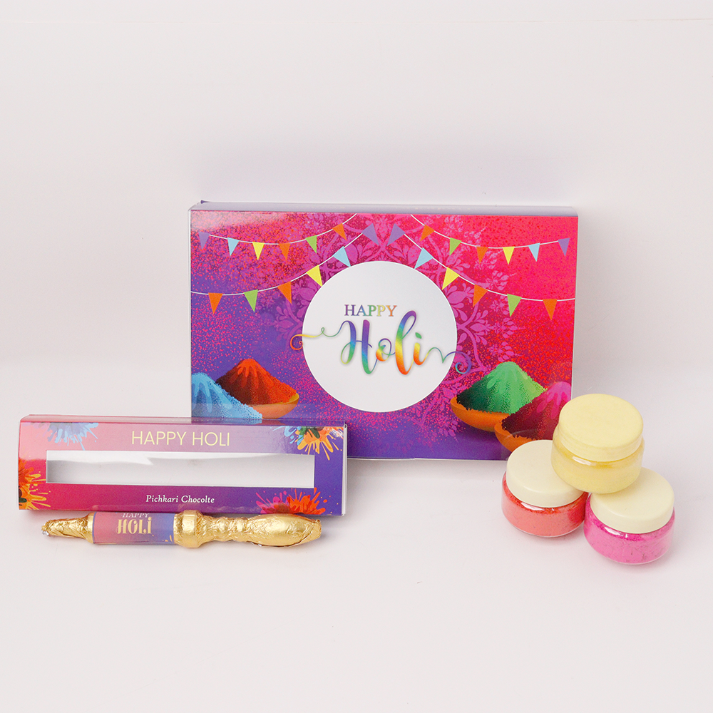 Festive Fun Box with Holi Gifts for Employees and Corporate Gift Items