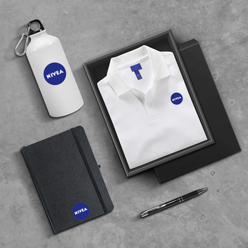 New Hire Welcome Kit - Bottle, Notebook, Pen & Polo T-Shirt - Welcome Kit