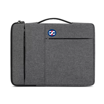 Laptop Sleeve with pull out handle | 2 outside zipper pockets - Bags - For Corporate Gifting