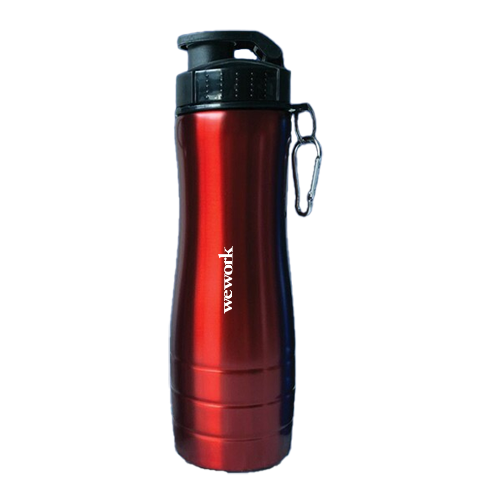 Rose Stainless Steel Sports Bottle - 750ml: Sleek, durable, and stylish hydration on the go.