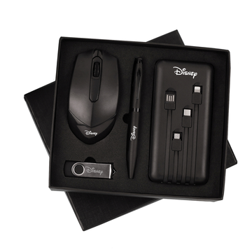 Tech Trio Gift Set: Powerbank, Pendrive, Mouse & Pen - Tech Accessories - Welcome Kit