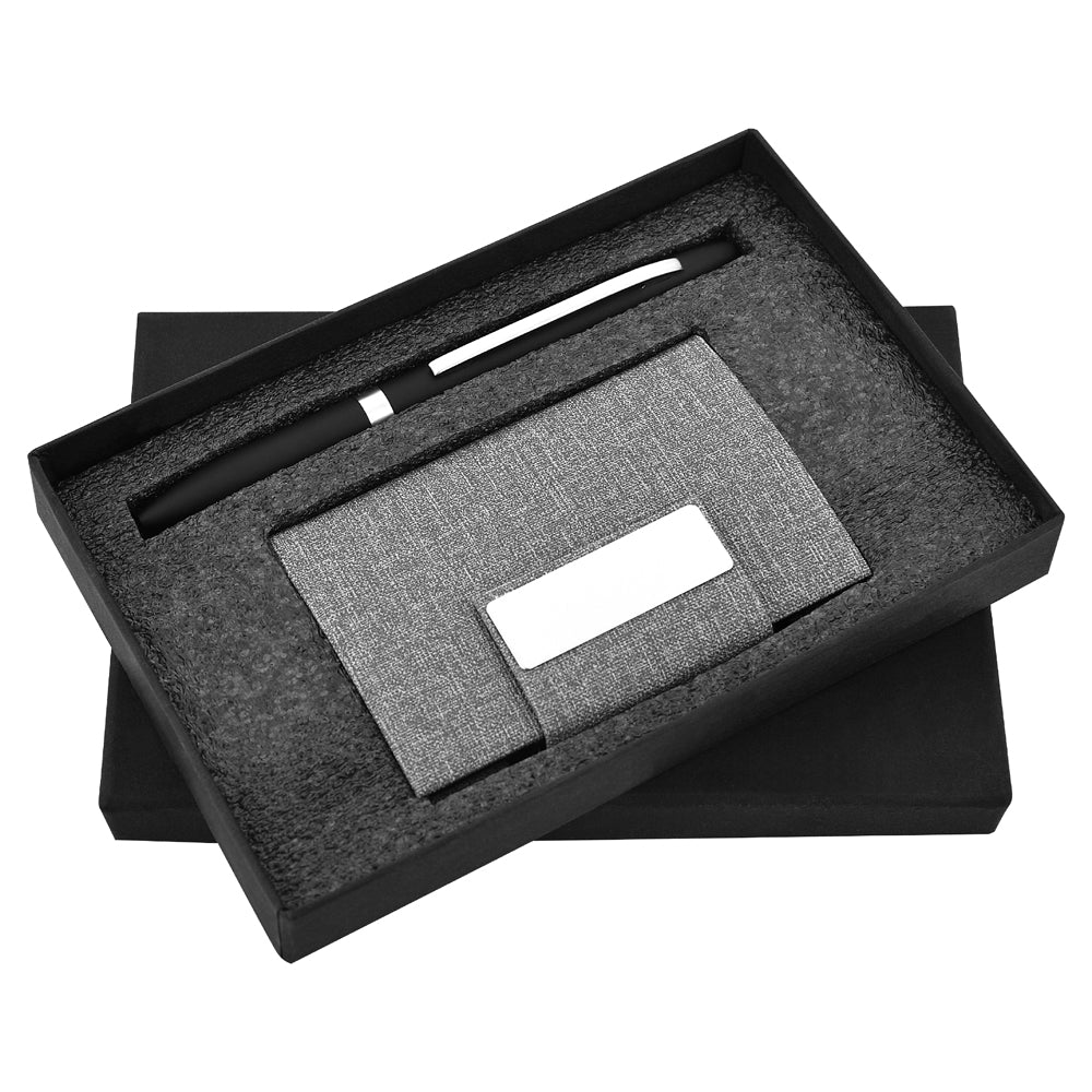 Joining Jolt Box featuring a sleek pen and stylish visiting card holder – a perfect blend of functionality and elegance.